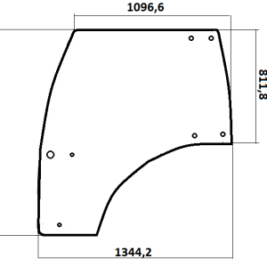Landini Kabin Camı 6602084A6